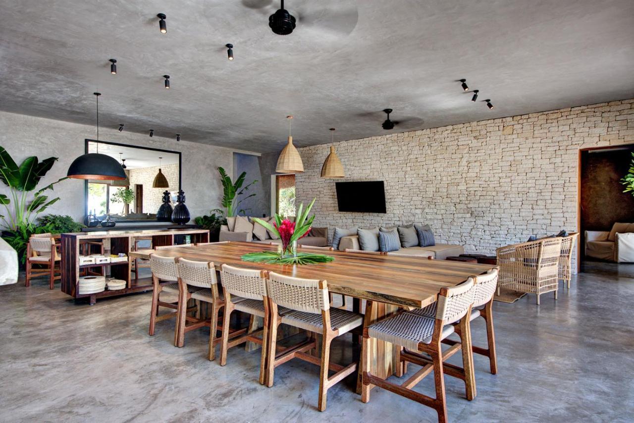 Beachfront Villa In Tankah Bay Tulum Exteriör bild